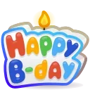 B-Day Candle